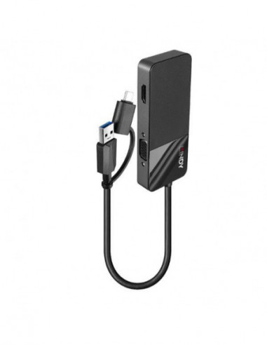 Adaptador USB 3.0 para HDMI/VGA... Adaptador USB 3.0 para HDMI/VGA...