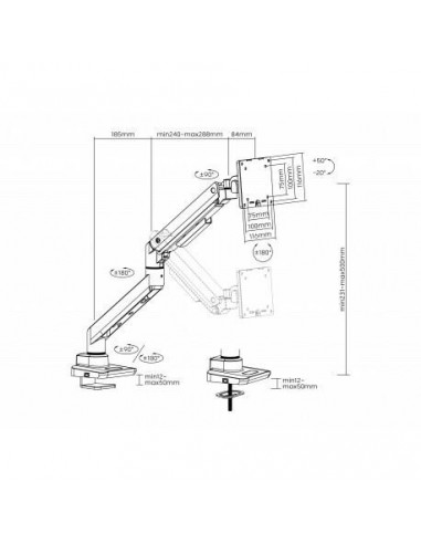 Equip - Suporte Monitor 17/49" Desk...