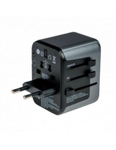 Adaptador de Viagem Universal... Adaptador de Viagem Universal...