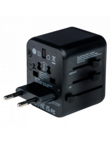 Adaptador de Viagem Verbatim UTA-02,... Adaptador de Viagem Verbatim UTA-02,...