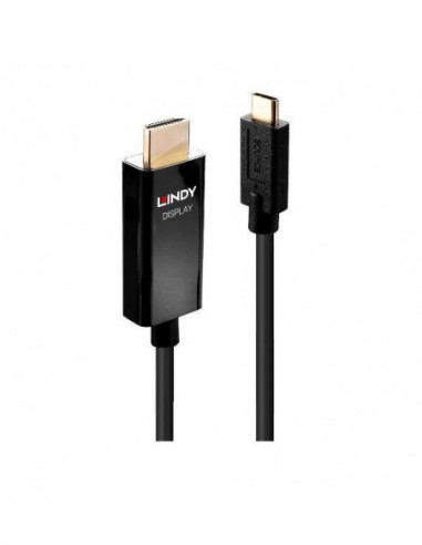 Cabo USB-C para HDMI Lindy 1m