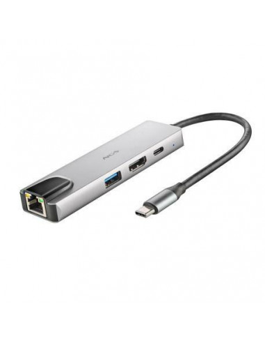Adaptador USB-C 4 em 1 NGS WonderDock... Adaptador USB-C 4 em 1 NGS WonderDock...
