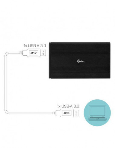 I-TEC MySafe Advance AluBasic 2.5inch...