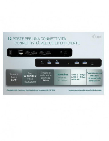 Docking Station I-Tec Universal 4K... Docking Station I-Tec Universal 4K...