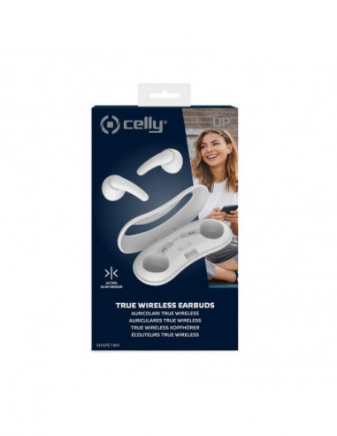 Auscultadores Celly SHAPE1WH:... Auscultadores Celly SHAPE1WH:...