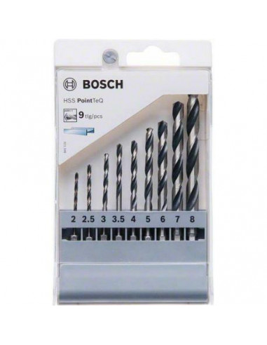 Bosch - Set Brocas Hex3 Pointteq 9un...