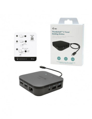 Docking Station I-Tec TB3TRAVELDOCKPD Docking Station I-Tec TB3TRAVELDOCKPD