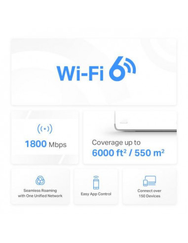 Sistema Mesh Mercusys HALO H70X (Pack...