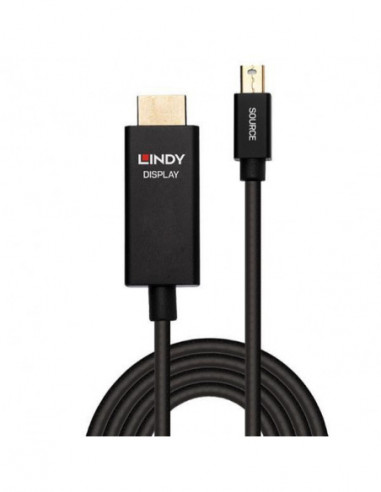 Cabo Lindy Mini DisplayPort para HDMI... Cabo Lindy Mini DisplayPort para HDMI...