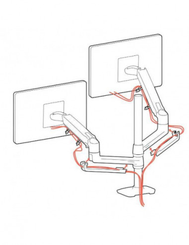 Suporte Ergotron LX 45-549-026 -... Suporte Ergotron LX 45-549-026 -...