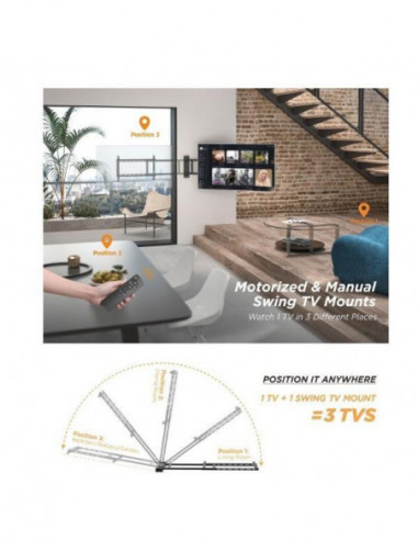 Suporte de Parede Motorizado EQUIP...