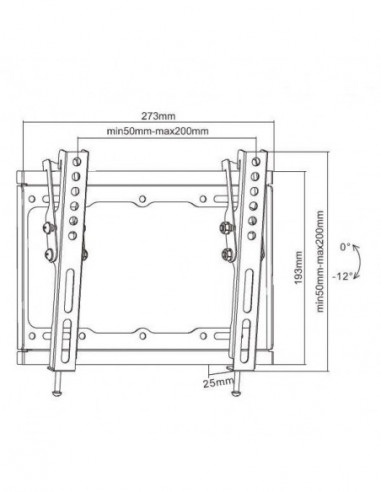 Suporte de Parede EQUIP para TVs de... Suporte de Parede EQUIP para TVs de...