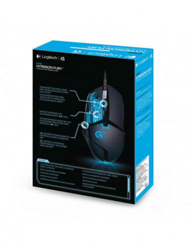 Ratón Logitech G402 Hyperion Fury - 8...