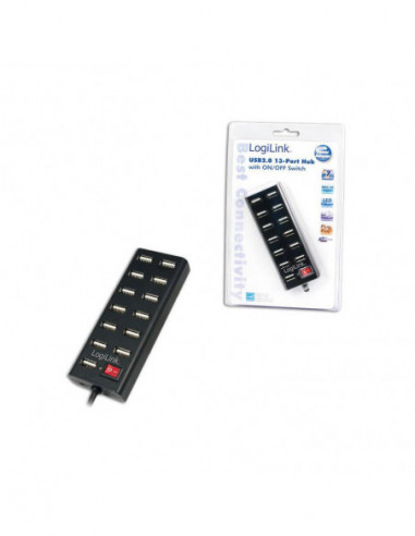 Hub USB Logilink UA0126 - 13 Portas... Hub USB Logilink UA0126 - 13 Portas...