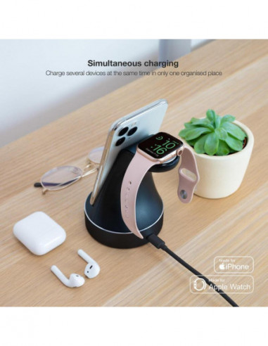 Base de Carregamento Tooq para Apple... Base de Carregamento Tooq para Apple...