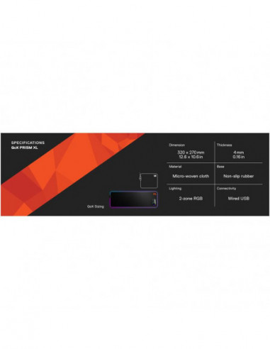 Steelseries QcK Prism Cloth XL...