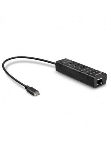 Hub USB 3.2 Lindy Tipo C com... Hub USB 3.2 Lindy Tipo C com...
