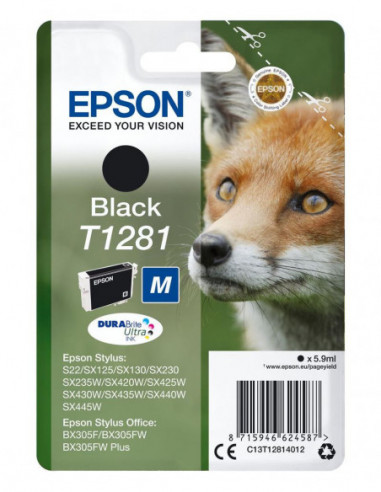 Tinteiro EPSON T1281 Preto M - Stylus...