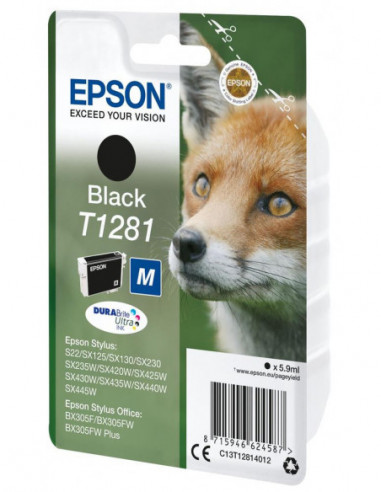 Epson T1281 - 5.9 ml - tamanho M -... Epson T1281 - 5.9 ml - tamanho M -...