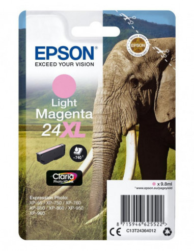Tinteiro EPSON 24 Magenta Claro XL -... Tinteiro EPSON 24 Magenta Claro XL -...