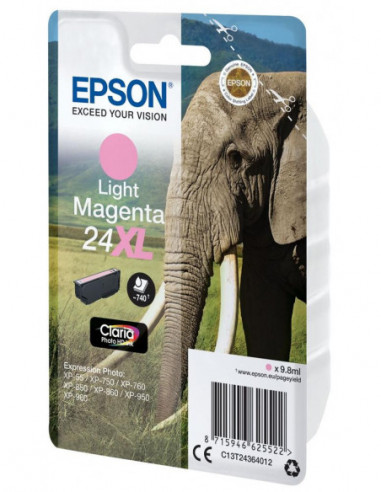 Tinteiro EPSON 24 Magenta Claro XL -... Tinteiro EPSON 24 Magenta Claro XL -...