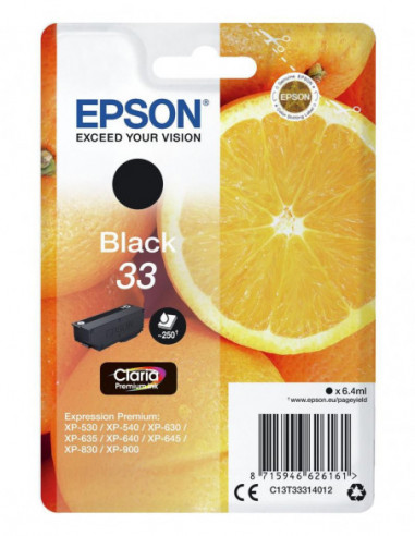 Tinteiro EPSON 33 Preto - Expression... Tinteiro EPSON 33 Preto - Expression...