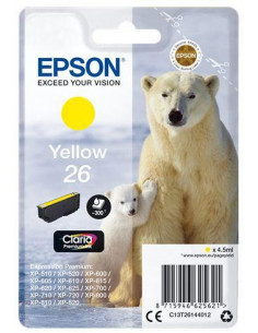 Tinteiro EPSON 26 Amarelo -...