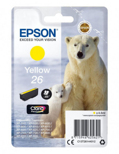 Tinteiro EPSON 26 Amarelo -... Tinteiro EPSON 26 Amarelo -...