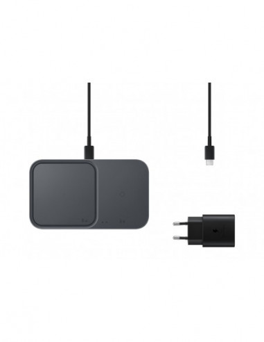 Carregador Samsung s/ Fios Duo 15w Preto Carregador Samsung s/ Fios Duo 15w Preto