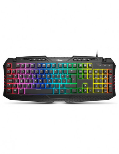 Teclado NOX Krom Kritic RGB Rainbow... Teclado NOX Krom Kritic RGB Rainbow...