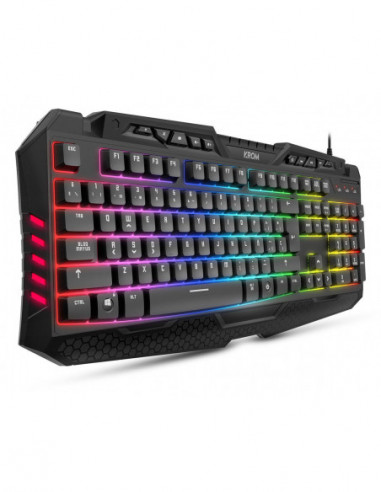 Teclado NOX Krom Kritic RGB Rainbow... Teclado NOX Krom Kritic RGB Rainbow...