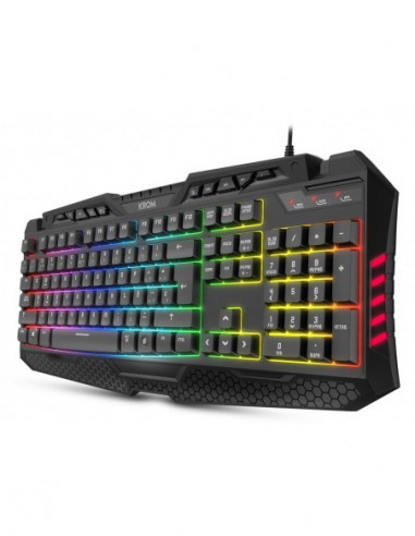 Teclado NOX Krom Kritic RGB Rainbow... Teclado NOX Krom Kritic RGB Rainbow...