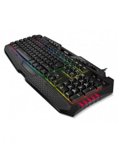 Teclado NOX Krom Kritic RGB Rainbow... Teclado NOX Krom Kritic RGB Rainbow...