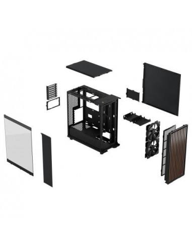 Caja Pc Fractal Caja North Negra... Caja Pc Fractal Caja North Negra...