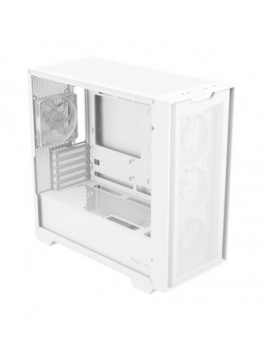 Caixa PC Asus A21 Plus TG ARGB Branca...