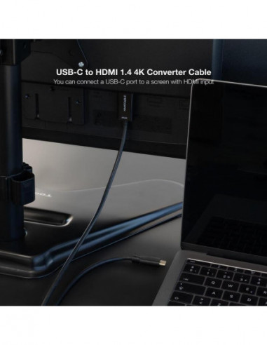 Cabo Nanocable USB-C para HDMI... Cabo Nanocable USB-C para HDMI...