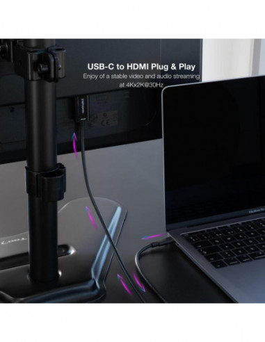 Cabo Nanocable USB-C para HDMI... Cabo Nanocable USB-C para HDMI...