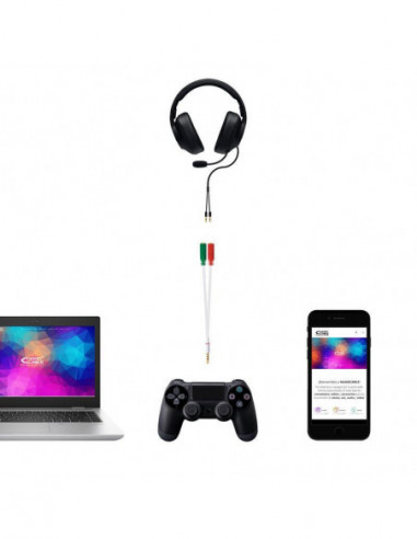 Adaptador de Áudio Nanocable... Adaptador de Áudio Nanocable...