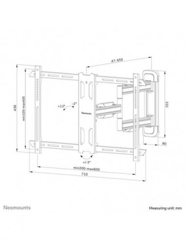 Suporte de Parede Newstar Neomounts...