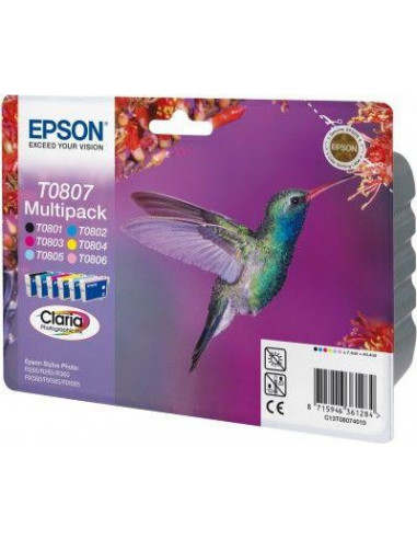 Tinteiro EPSON T0807 Mpack 6 Cores... Tinteiro EPSON T0807 Mpack 6 Cores...