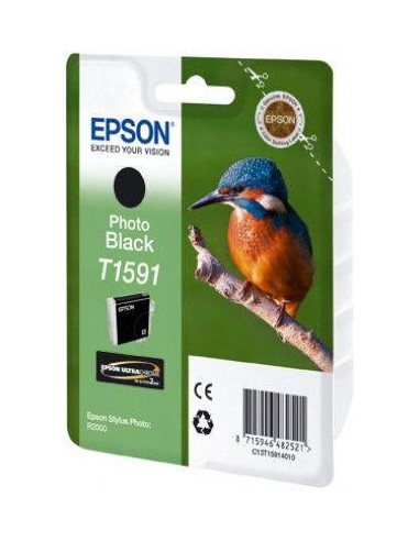 Tinteiro EPSON T1591 Preto Foto -... Tinteiro EPSON T1591 Preto Foto -...