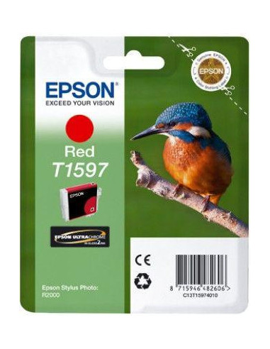 Tinteiro EPSON T1597 vermelho -... Tinteiro EPSON T1597 vermelho -...