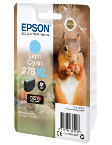 Tinteiro EPSON 378 Ciano Claro XL -... Tinteiro EPSON 378 Ciano Claro XL -...