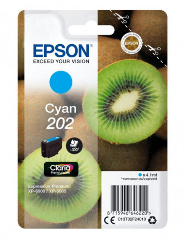Epson 202 - 4.1 ml - azul cyan -...