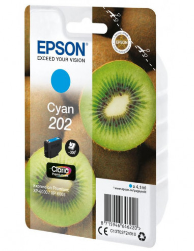 Epson 202 - 4.1 ml - azul cyan -...