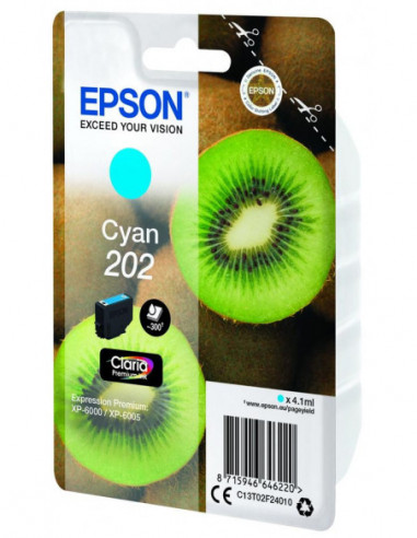 Tinteiro EPSON 202 Ciano - Expression... Tinteiro EPSON 202 Ciano - Expression...