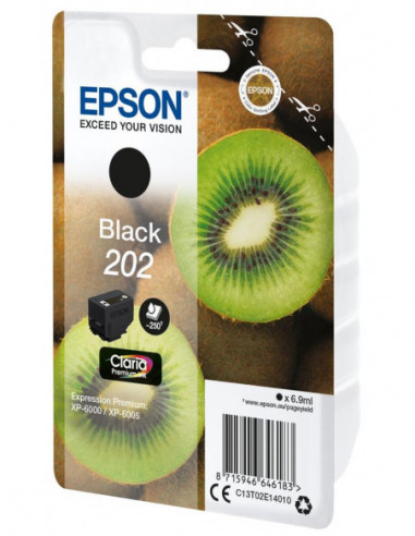 Epson 202 - 6.9 ml - preto - original... Epson 202 - 6.9 ml - preto - original...