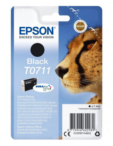 Tinteiro EPSON T0711 Preto - B40/110,... Tinteiro EPSON T0711 Preto - B40/110,...