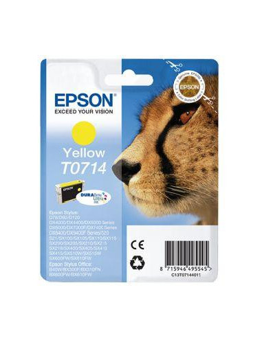 Tinteiro EPSON T0714 Amarelo -...