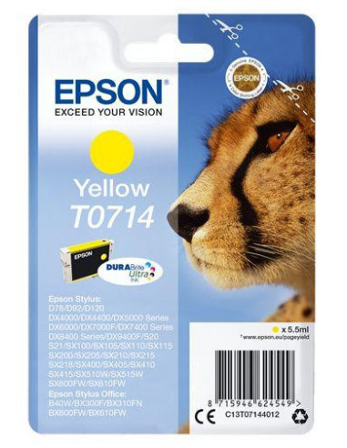 Tinteiro EPSON T0714 Amarelo -...